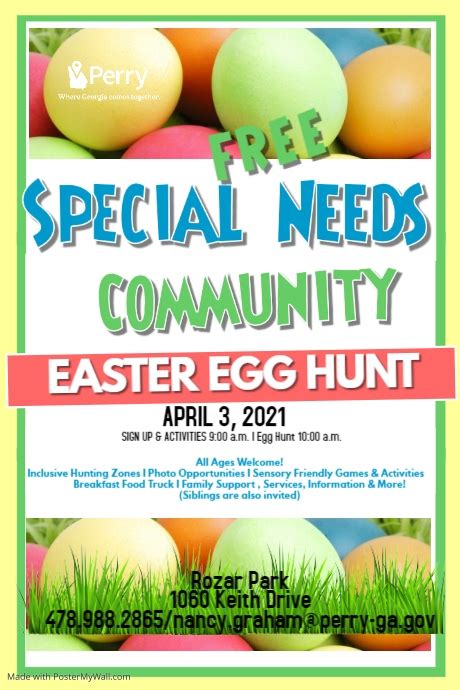 Special Needs Easter Egg Hunt .